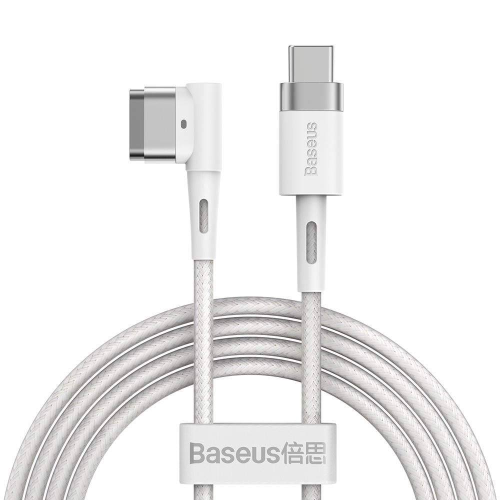 Baseus® CATXC-W02 Magnetni MacBook Type C 60W kabel 2M bijeli (L-oblik)